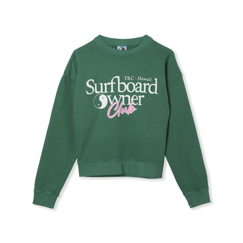 Camisola T&C Surf Designs Owner Crew - Verde