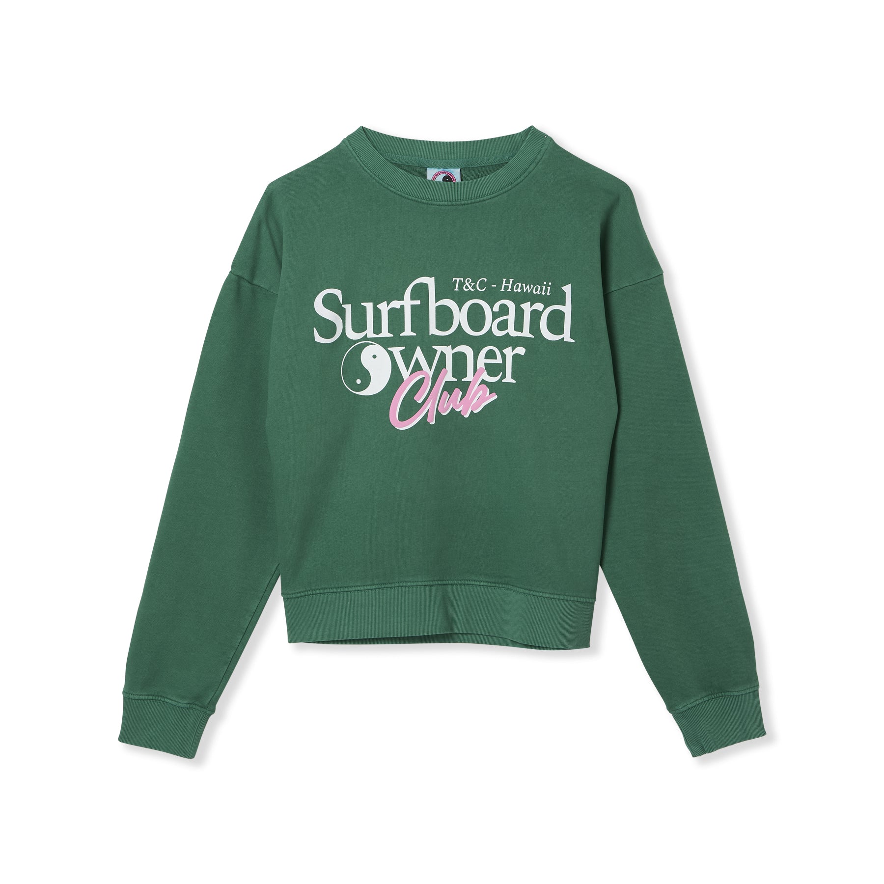 Camisola T&C Surf Designs Owner Crew - Verde