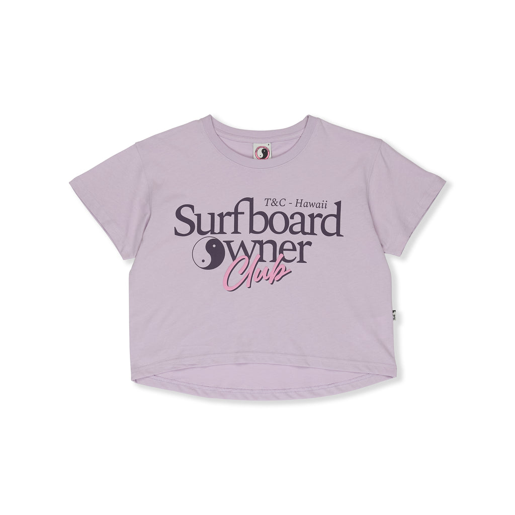 T&C Surf Designs Proprietário Crop-Lavanda