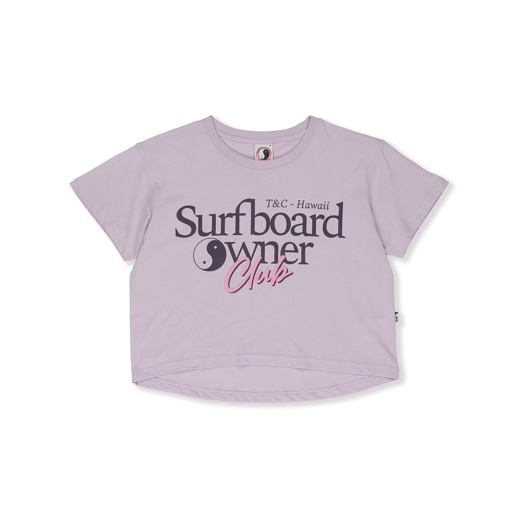 T&C Surf Designs Proprietário Crop-Lavanda
