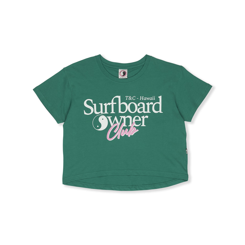 T&C Surf Designs Proprietário Crop-Green