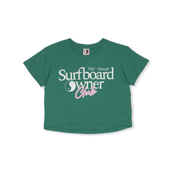 T&C Surf Designs Proprietário Crop-Green