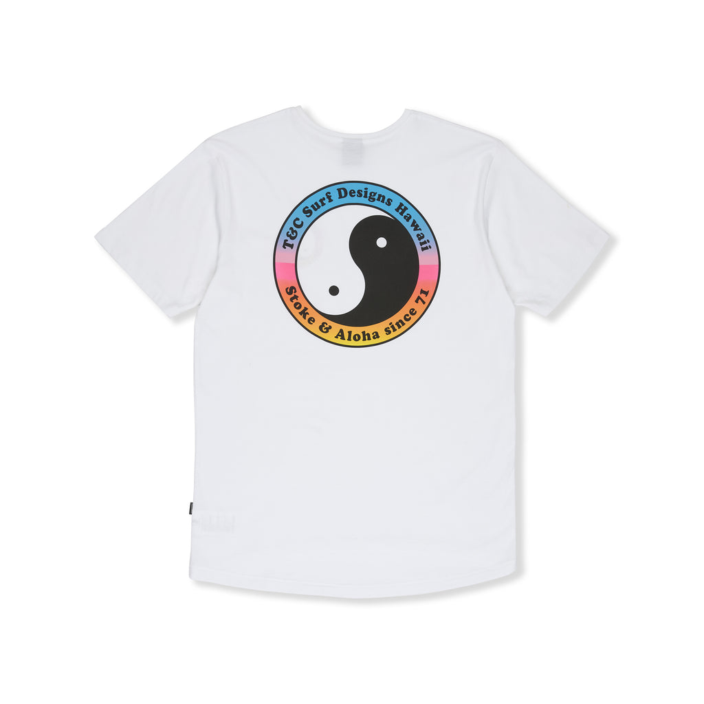 T-shirt de manga curta T&C Surf Designs YY 71 para mulher - Branca