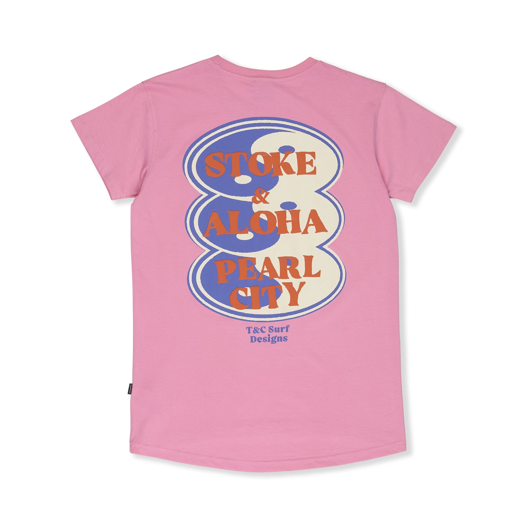 T&amp;C Surf Designs Women Oval S/S-Tee-Pink