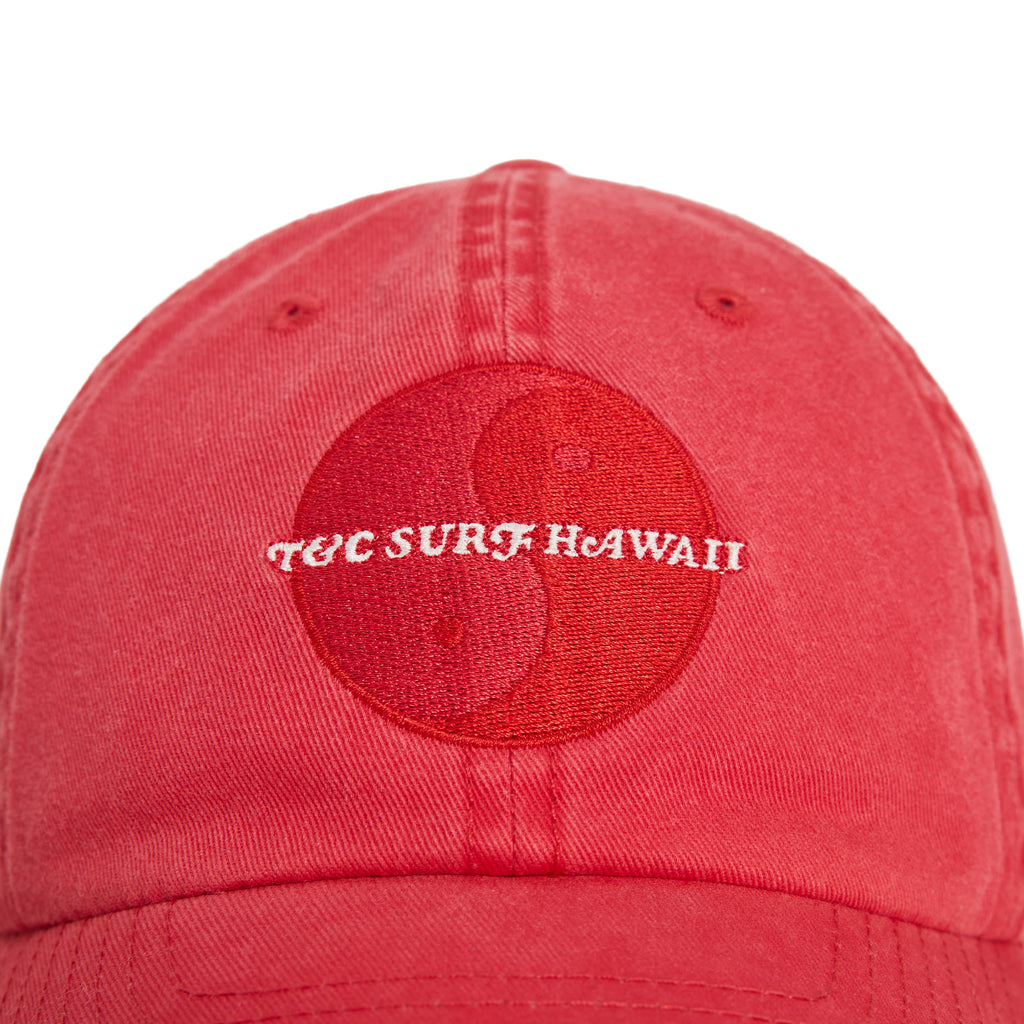 T&C Surf Designs TCSH Dad Cap - Used Red White Logo