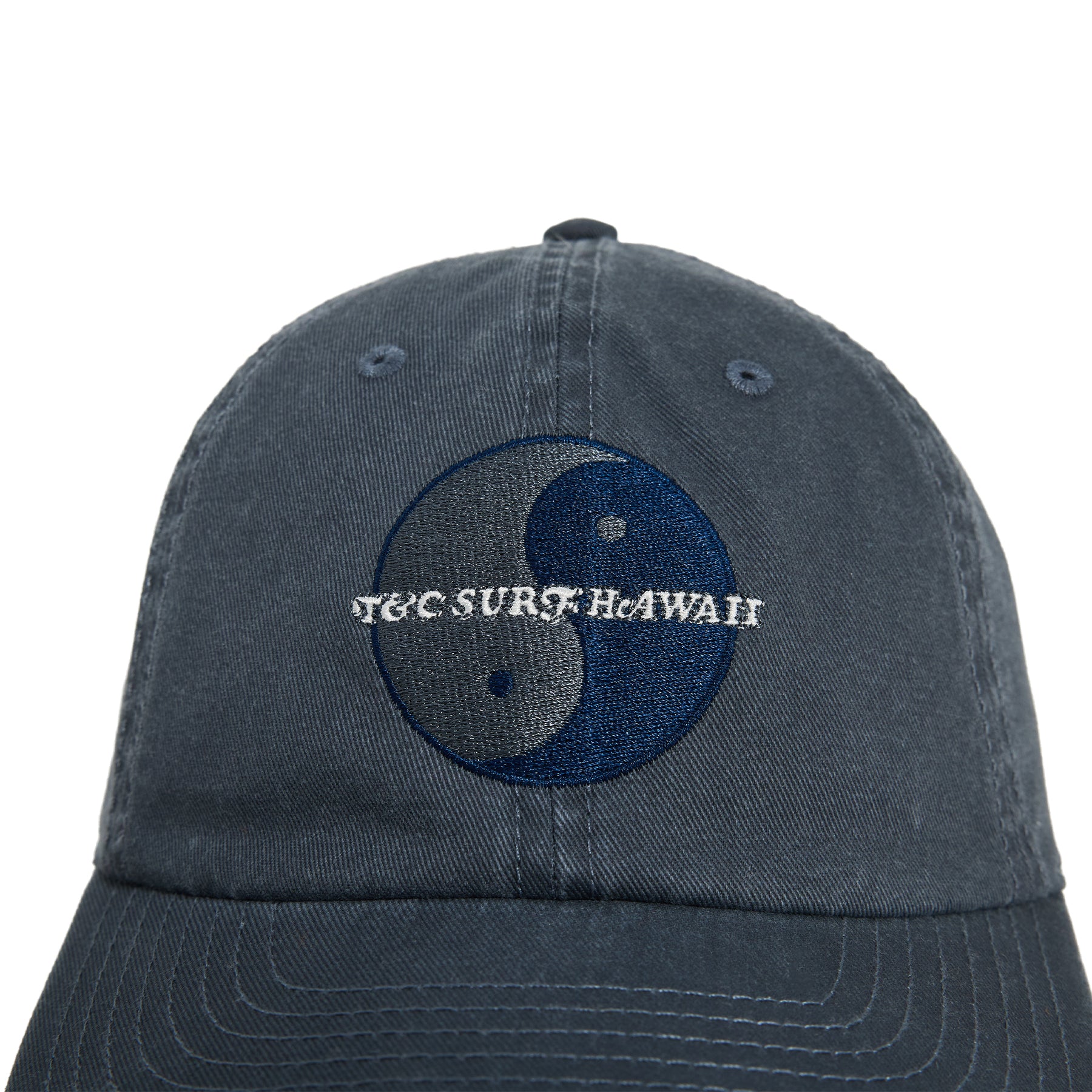 T&C Surf Designs TCSH Dad Cap - Dark Navy White Logo