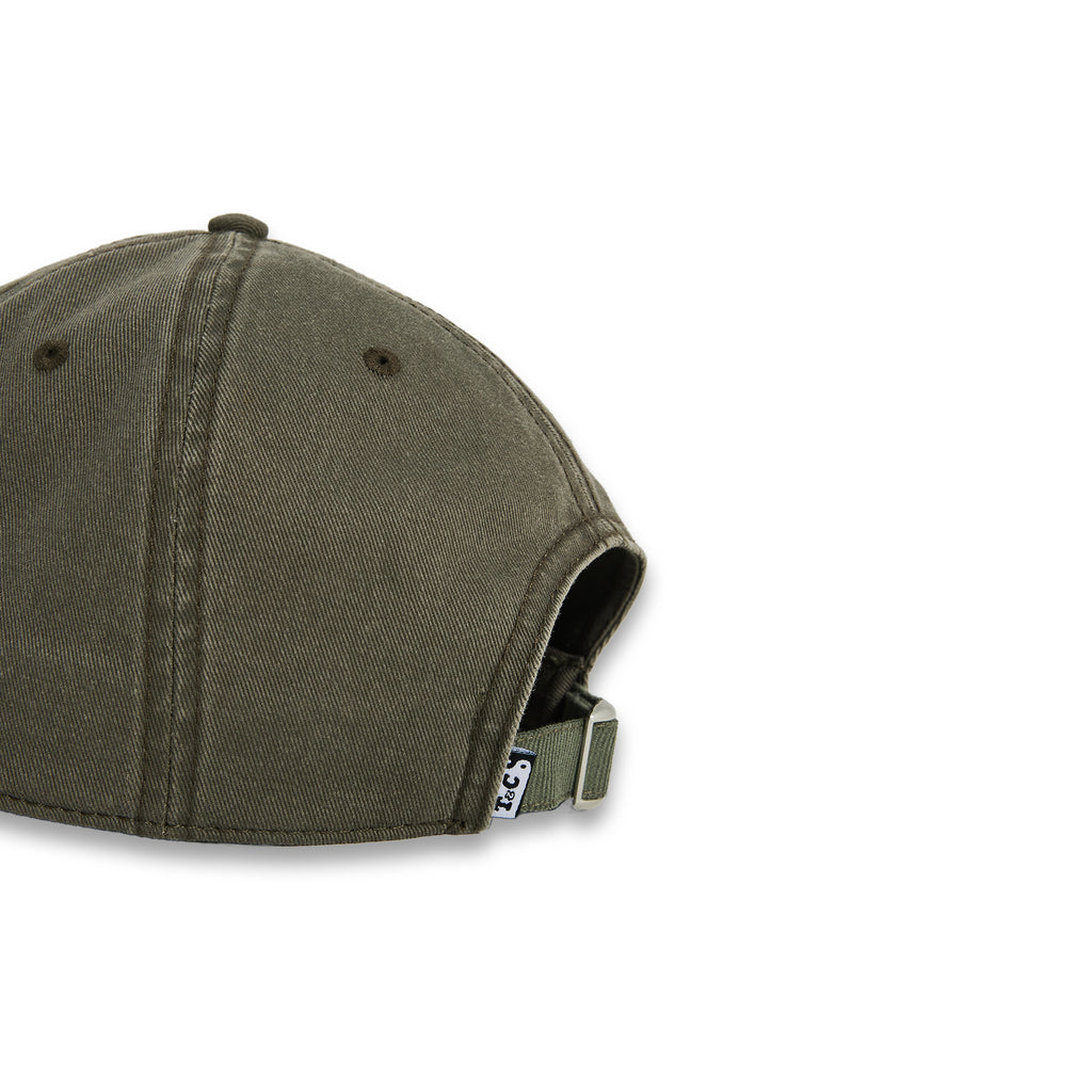T&C Surf Designs TCSH Dad Cap - Military Green White Logo