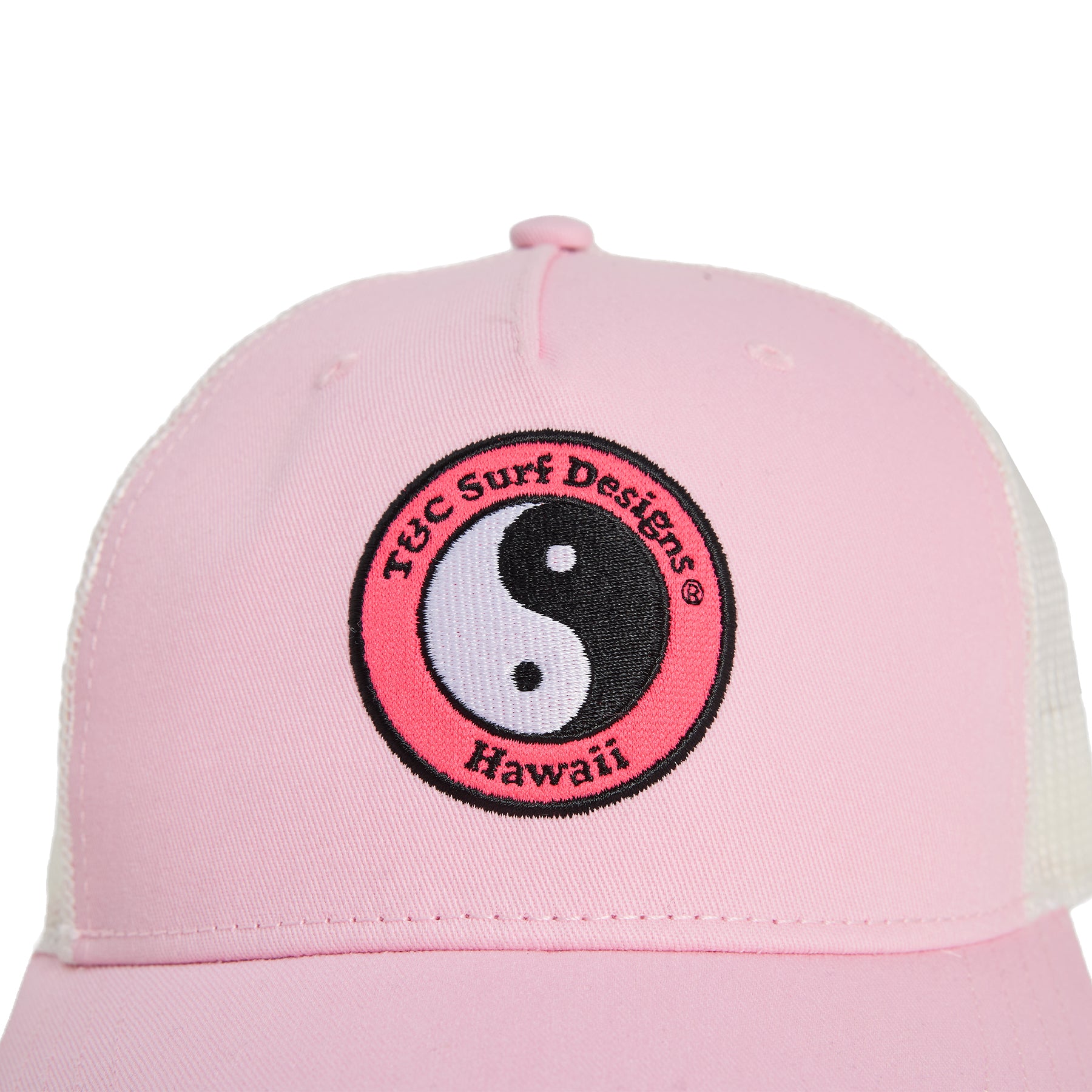 T&C Surf Designs YY Multico Trucker Cap - Pink Off White Pink Logo