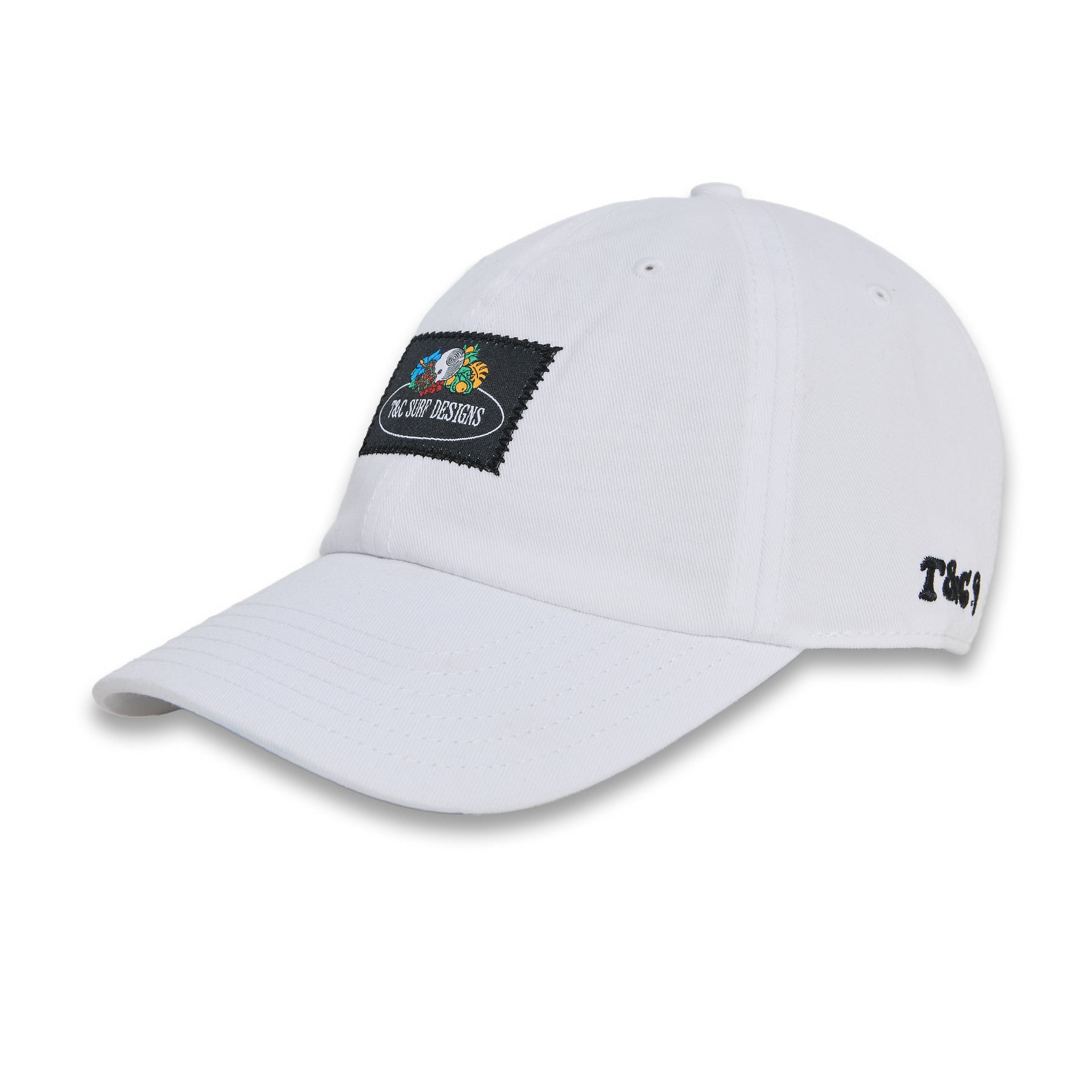 T&C Surf Designs Jon Of The Loom Dad Cap - White