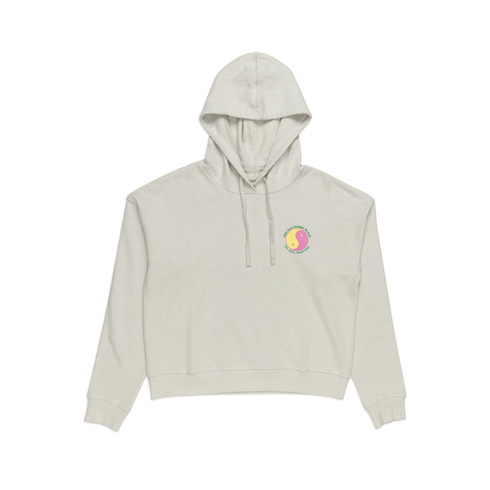 T&C Surf Designs Women OG Hooded Fleece- Fade Grey