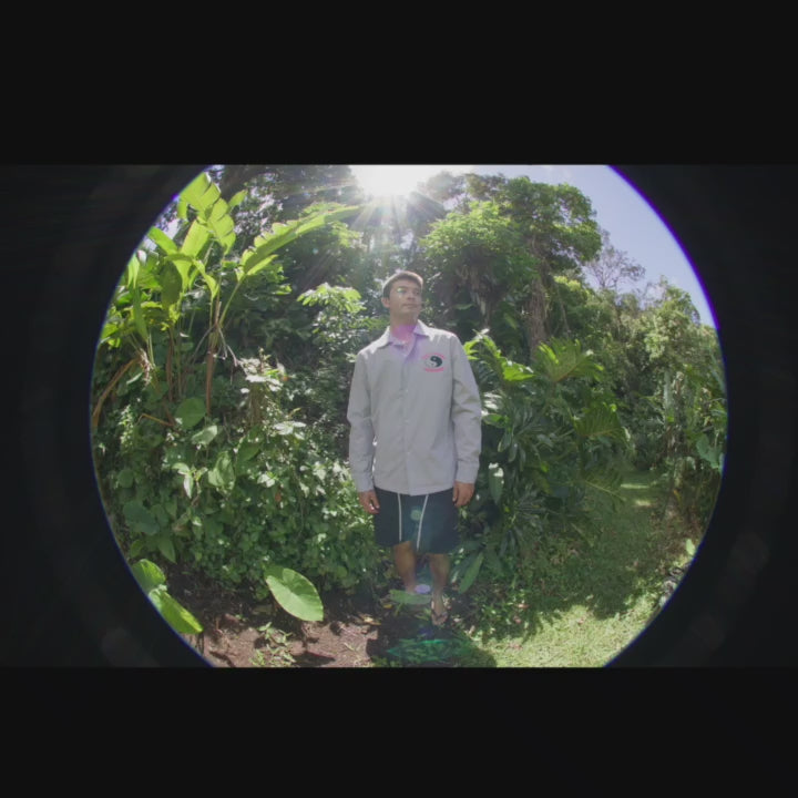 T&C Surf Designs Nylon Coach Jacket - Grey