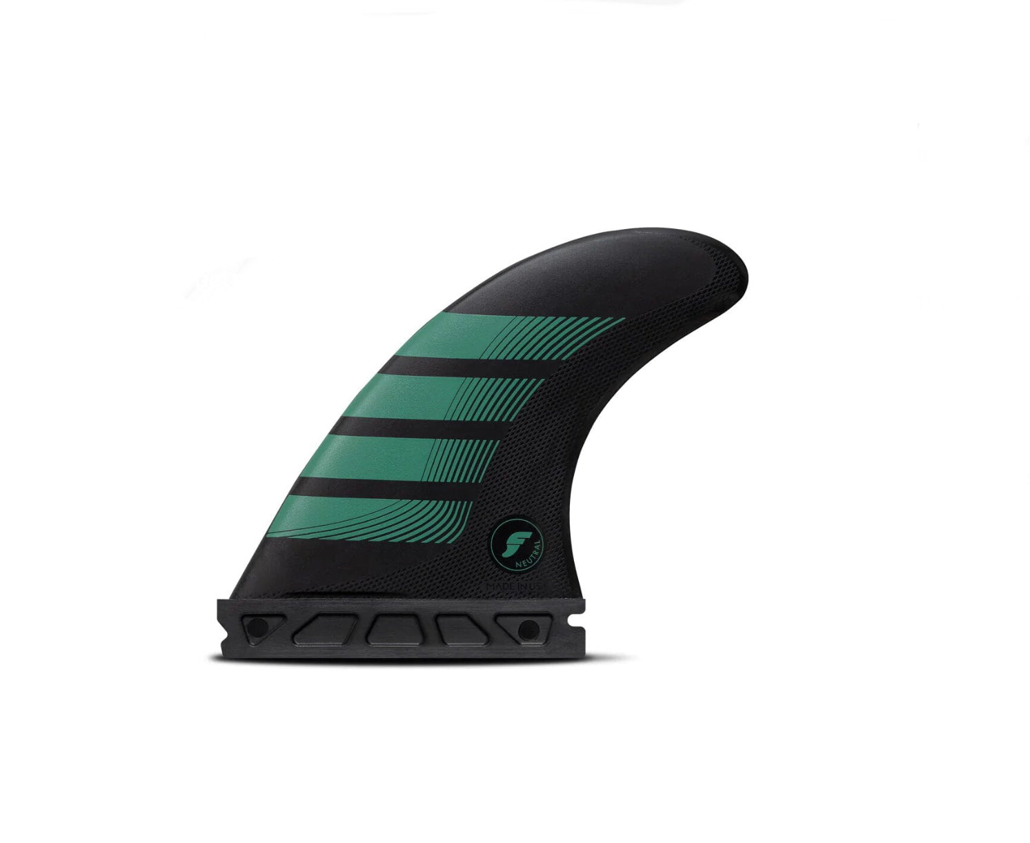 Futures Fins F6 Alpha Serie Carbon Teal Thruster - Médio 